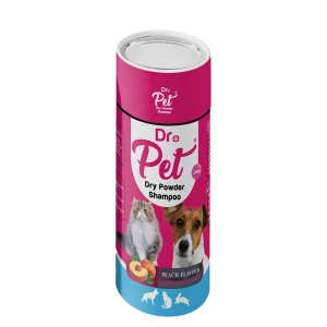 شامپو خشک با رایحه هلو dr.pet