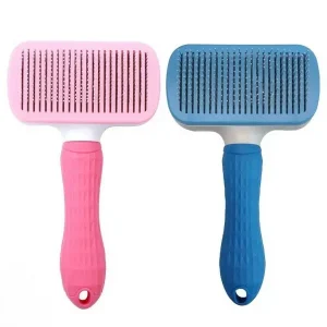 برس سگ و گربه با دکمه تخلیه مو