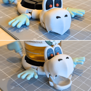 زیر لیوانی متحرک سوپر ماریو dry bones|کاپاتروپا