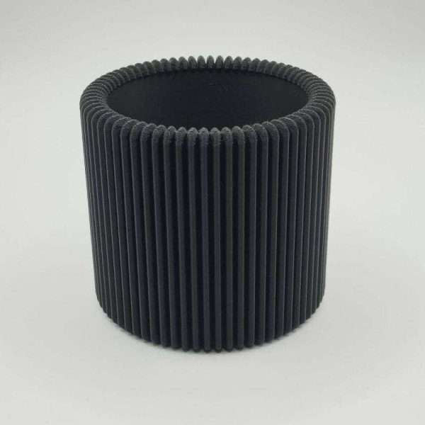جامدادی رومیزی نوین Modern design ribbed pencil holder - Image 2
