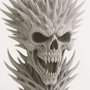 مجسمه دکوراتیو جمجمه Infinite skull
