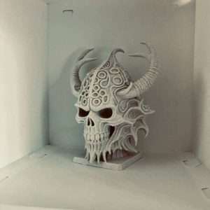 تندیس جمجمه شاخدار Horned Warlord