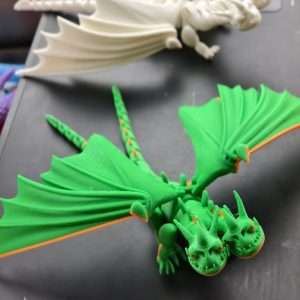 مجسمه اژدهای دو سر انیمیشن اژدهاسوارانHow to Train Your Dragon,Two-Headed Dragon