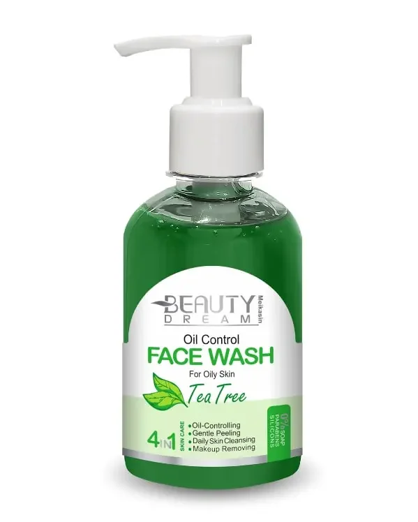cropped Tea tree face wash