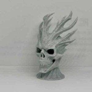 مجسمه جمجمه انسانی مدرن Human Relic Skull art