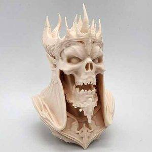 مجسمه جمجمه دکوری طرح پادشاه شیاطین Demon King Bust