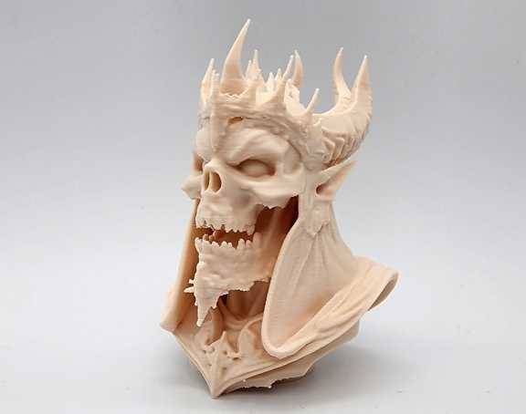 مجسمه جمجمه دکوری طرح پادشاه شیاطین Demon King Bust - Image 2