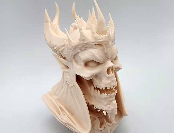 مجسمه جمجمه دکوری طرح پادشاه شیاطین Demon King Bust - Image 3