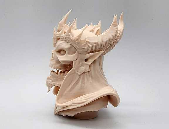 مجسمه جمجمه دکوری طرح پادشاه شیاطین Demon King Bust - Image 4