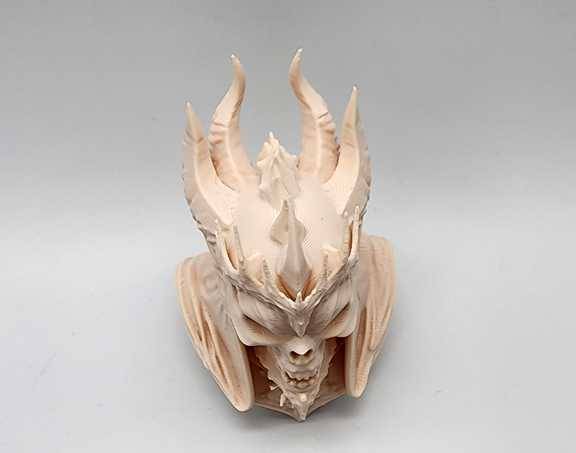 مجسمه جمجمه دکوری طرح پادشاه شیاطین Demon King Bust - Image 5