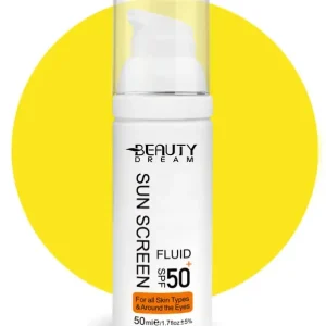 کرم ضدآفتاب ایرلس SPF۵۰ بیوتی دریم ۵۰میلیگرم | محافظت بانکی ۵ ستاره ، مقاوم در برابر آب وتعریق