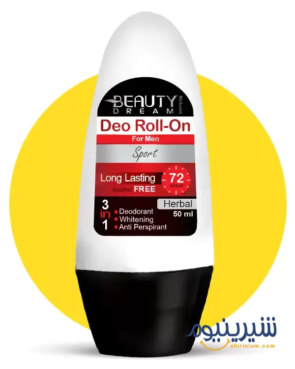 دئودورانت مردانه بیوتی دریم مدل اسپرت حجم ۵۰ میل (Beauty Dream Sport Roll-On)