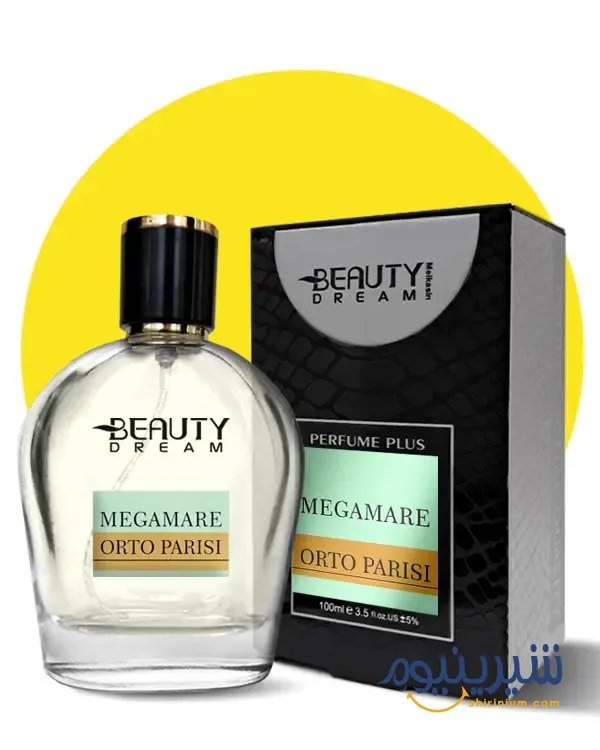 پرفیوم پلاس مردانه بیوتی دریم ۱۰۰ میل رایحه مگاماره اورتو پاریسی (Beauty Dream Megamare)